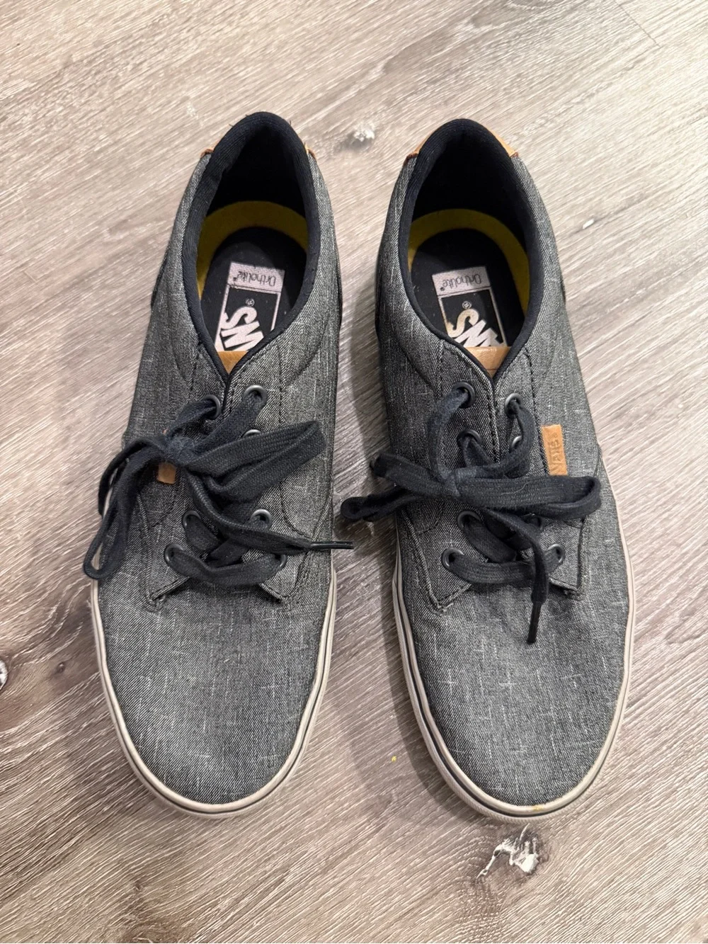 Vans Men’s Low-Top Sneakers in Charcoal